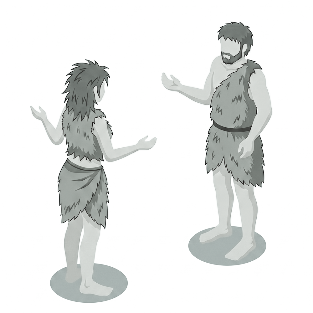 口伝の時代：人から人へ情報を伝える