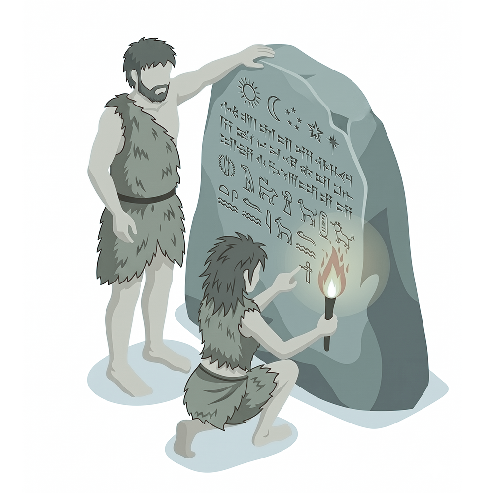 石板の時代：情報を刻んで記録する